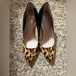 Mix No. 6 Black\Cheetah Patent Heels 7.5